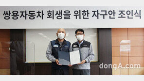 쌍용차, 기업 회생 위한 자구안 조인식 개최