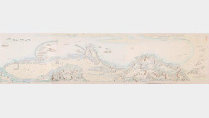 100년전 초량왜관, 그림으로…‘초량화관지도’ 첫 공개