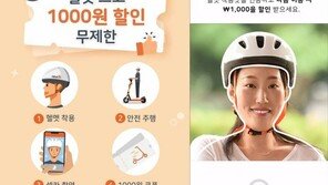 헬멧 미착용 단속 본격적으로 시작… 공유킥보드 업계 대응은?