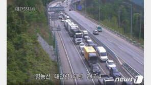 맑은 날씨에 서울방향 고속도로 ‘혼잡’…431만대 이동