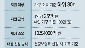 1인당 25만원 지원금, 이르면 8월하순 지급