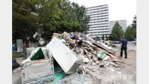 은마아파트 ‘지하실 쓰레기’ 40년만에 청소