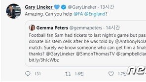 골수 기증 위해 유로2020 4강 직관 포기한 英20대, 결승전 초대됐다