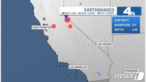 美 캘리포니아 북부서 규모 5.9 지진…“인명 피해 없어”