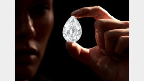 101캐럿 다이아몬드, 가상화폐로 141억원 최고가 낙찰
