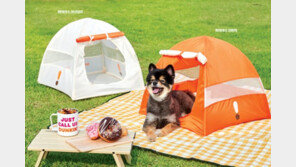 반려동물도 캠핑 즐긴다…SPC 던킨, 원터치 펫하우스’ 굿즈 출시