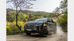 크고 우람한 덩치, 울퉁불퉁 근육질의 SUV