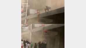 남아공 폭동 속에서 아이 던진 엄마의 사연