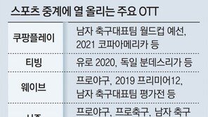 티빙은 ‘유로’ 쿠팡은 ‘코파’… OTT, 스포츠 이벤트 중계 쟁탈전 