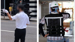 “찜통더위에 마스크까지… 숨 턱턱” 실외근로자들 ‘코로나-폭염’ 이중고 