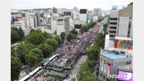 당국 “현재까지 민주노총 집회자 중 확진 사례 확인 안돼”