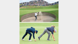 브리티시오픈 골프에 몰린 구름 관중