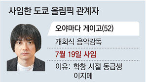 도쿄올림픽 개회식 나흘앞 음악감독 사퇴… 바람 잘 날이 없다 