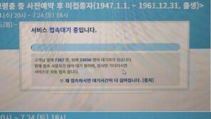 김웅도 당한 백신 예약 ‘먹통’…“30분 대기→첫 화면 복귀”