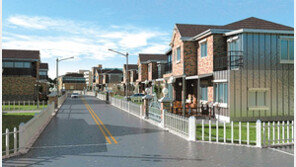 비규제지역 개발호재 기대… 하이브리드 타운하우스