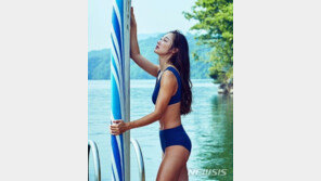 ‘골때녀 진라탄’ 최여진, 이번엔 비키니 몸매 플렉스