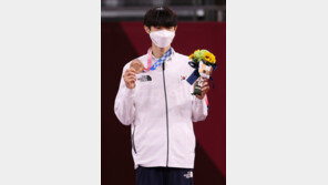 장준, 남자 58㎏급 동메달…한국 태권도 첫 메달 획득