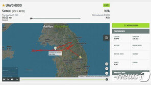 통신선 복구했는데…美글로벌호크, 나흘만에 한반도 상공에