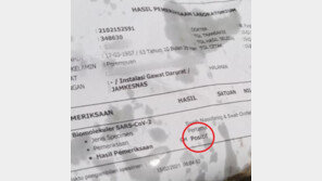 노점 튀김 샀는데 ‘코로나 양성 결과지’에 포장…인니 당국 조사