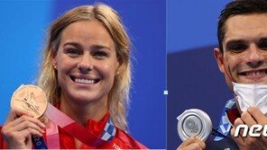 [올림픽] 10분 간격 메달 딴 덴마크 수영 커플