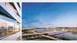 막힘없는 한강 풍경 일상의 배경이 되다