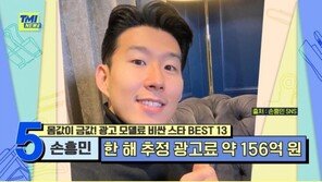 손흥민 광고료 12억원 추정…1년간 156억원 벌었다