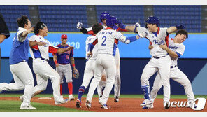 한국 야구, 미국과 준결승 선발 라인업 발표 ‘이의리 선발-김현수 4번’