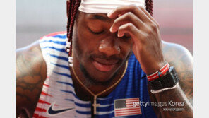 미국 육상 계주팀 예선 탈락…남 400m 38초10 ‘6위’ 충격