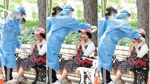 폭염에 주저앉은 시민… 얼음 스카프 둘러준 의료진