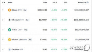 비트코인 ‘리스크 테이킹’ 되살아나 장중 4만3000달러 돌파