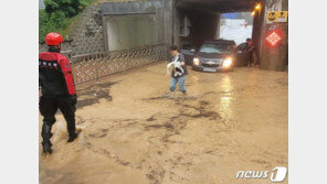 170㎜ 폭우 뿌린 ‘루핏’…강원 주택·상가 침수피해 속출