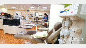 4단계로 헌혈 급감… 피가 모자란다 