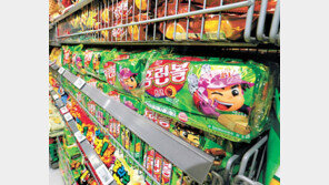 과자값도 줄인상