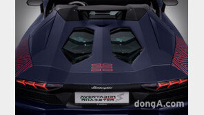 태극기 문양 V12 슈퍼카… 람보르기니, 한국 헌정 ‘아벤타도르S' 극소량 한정판 공개