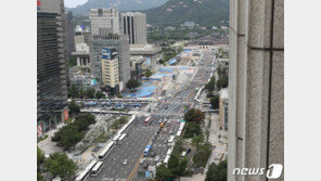 ‘광화문 일대 통제’ 경찰관 폭행…50대 남성 현행범 체포