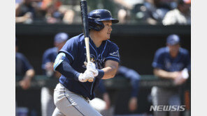 MLB 투타 한일전…최지만, 마에다 상대로 2타수 무안타 침묵