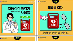 환자 생존 3배 높이는 자동심장충격기…사용방법은?