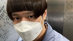 고경표, 앞+옆머리가 일자…파격적 처피뱅 스타일