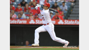 홈런 1위 오타니, 첫 타석부터 손맛…시즌 39호