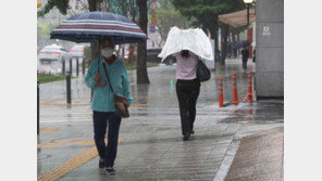 수도권 등지 소나기, 18일 오전 3시까지
