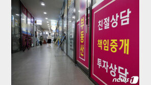 거래 줄었는데 수수료 인하 압박…공인중개사 속앓이