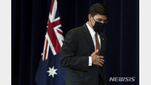 에스퍼 전 美 국방장관 “트럼프가 평화협정 약화시켜”