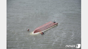 금강하굿둑 수문 통과하던 배 전복…20대 여성 1명 사망