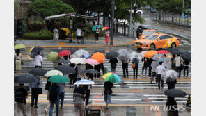 [날씨]전국 곳곳 오전부터 소나기…낮 기온 30도 안팎