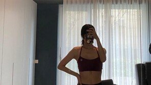 한예슬, 브라톱+레깅스로 뽐낸 늘씬 몸매 “오늘도 운동 성공” 