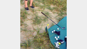 ‘누가 다대포해수욕장서 골프공 치나’ 주장 글 논란