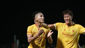 광주, 성남에 2-0 승리하며 3연승…최하위 탈출