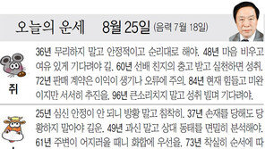 [오늘의 운세/8월 25일]