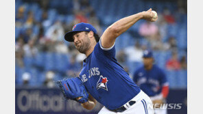 토론토 레이, 7이닝 14K 1실점 위력투…10승 불발