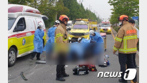 안전벨트 안한 20대 교통사고 운전자 차밖 튕겨나가 숨져
